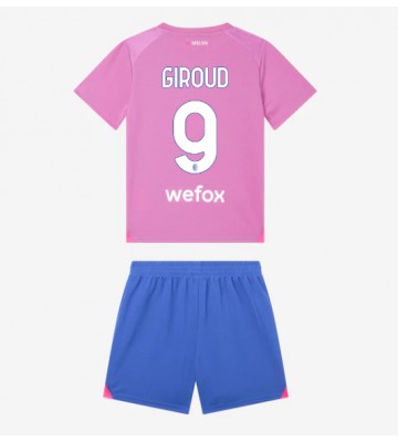 AC Milan Olivier Giroud #9 Tredje trøje Børn 2023-24 Kort ærmer (+ korte bukser)